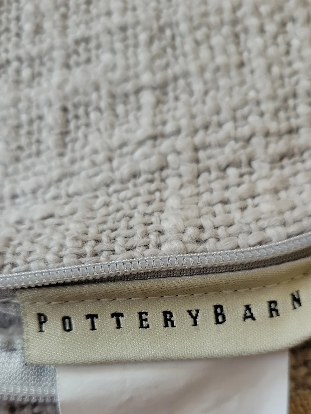 Pottery Barn Cotton Basketweave Pillow Cover 20